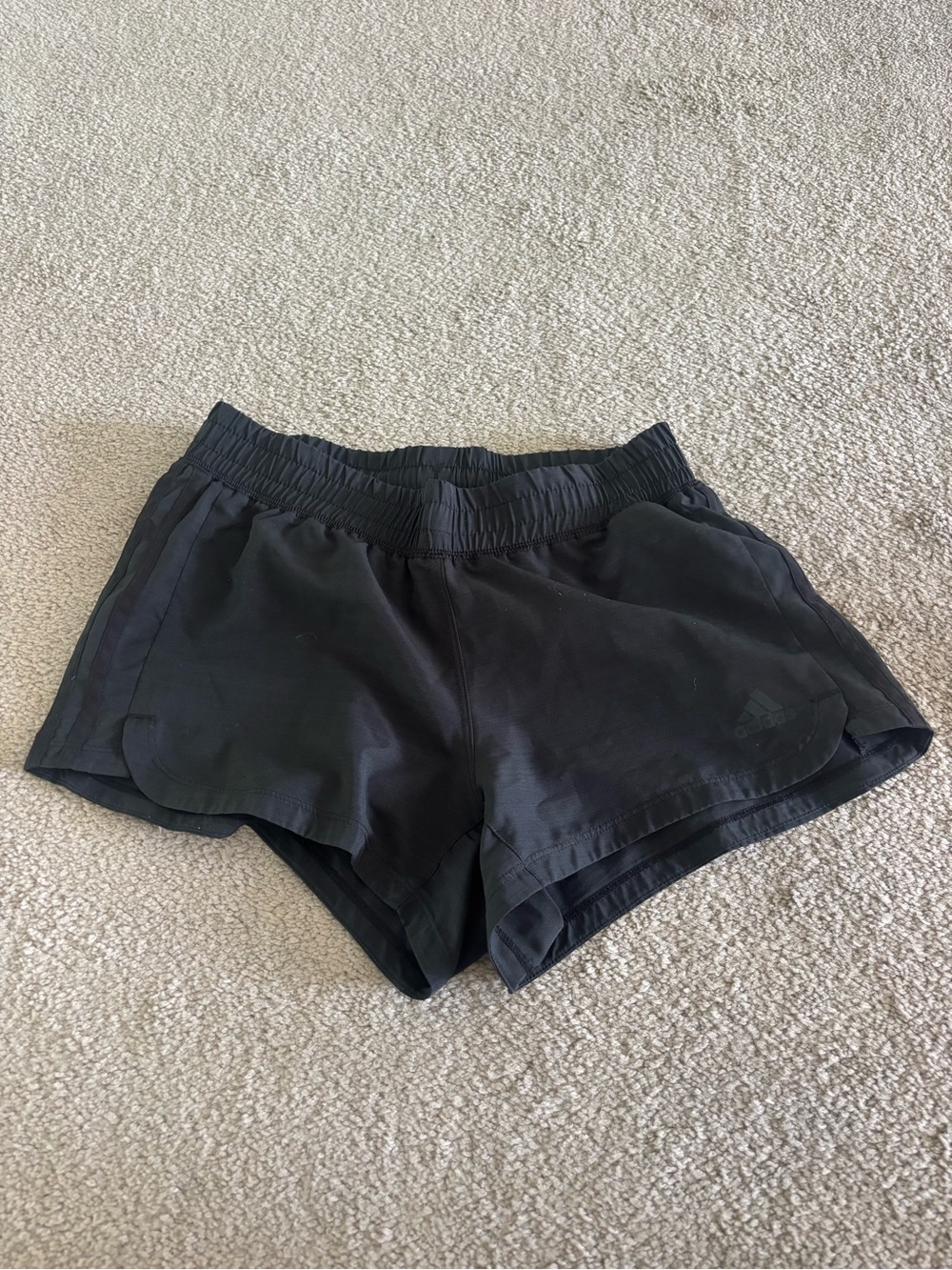 adidas Black Women’s Athletic Shorts with Elastic Waist